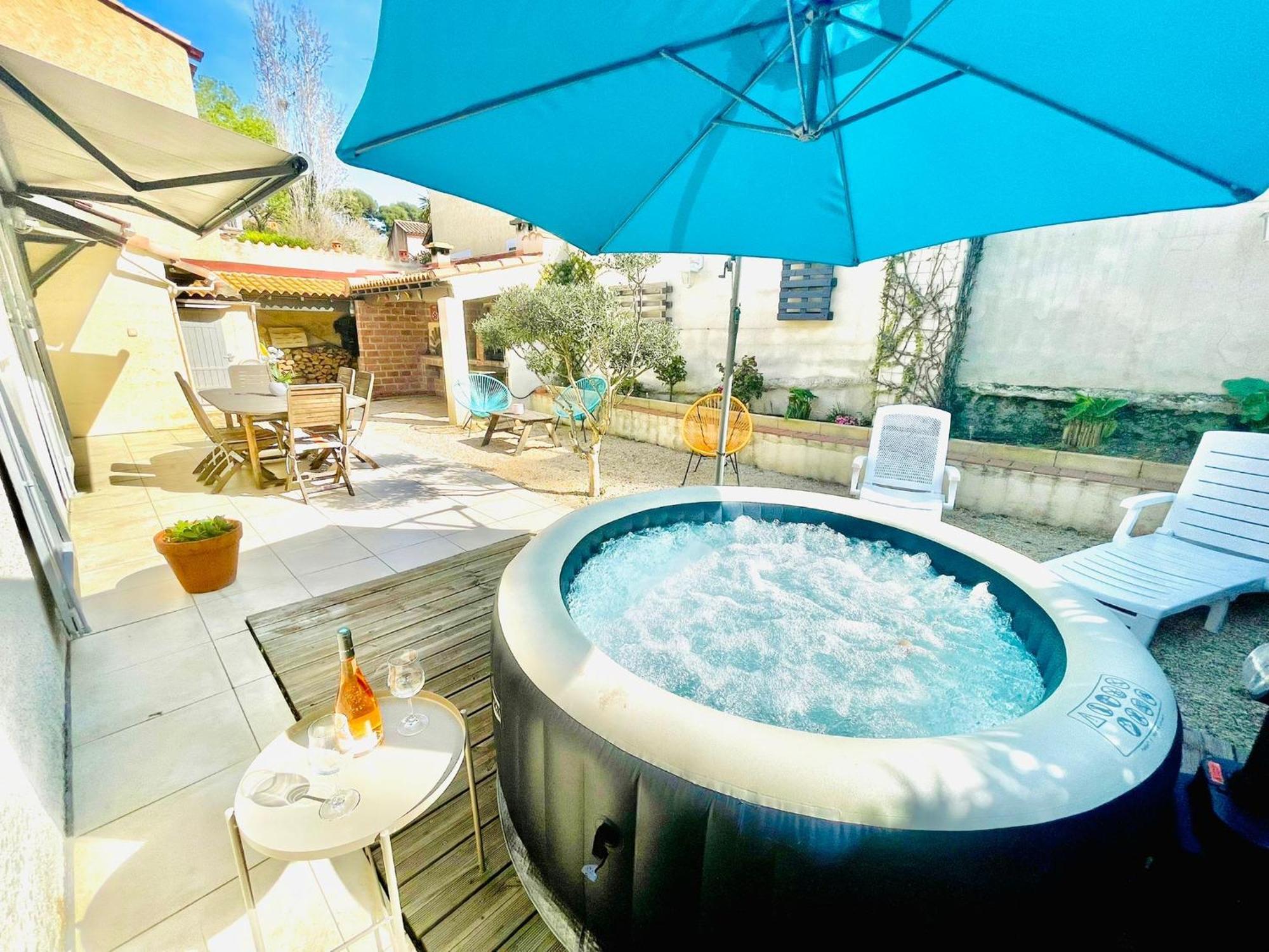 Villa Confort Jacuzzi Barbecue Clim Parking 马赛 外观 照片